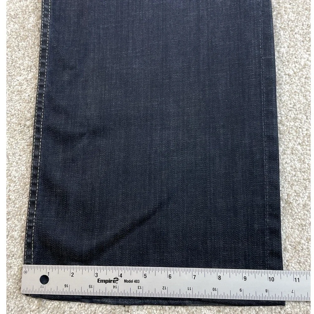 Hudson Jeans Men Size 40 Dark Wash Straight Leg Denim Flap Pocket‎ Blue